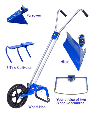 Valley Oak Wheel Hoe Complete Package with Hiller